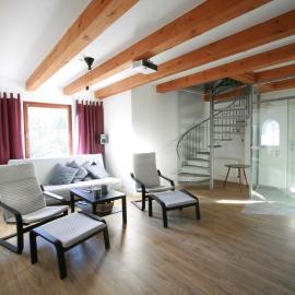 Cultivation house with home theater & terrace