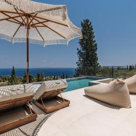 Nousa Villas, Private Luxury Retreat with Ionian Sea Views - By Villa Mana Gers, Hotel in Volimes
