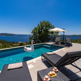 Villa Blue Sunset - Stunning Sea View Luxury Villa with Private Heated Pool