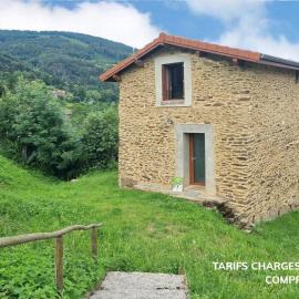 Gîte rénové avec terrasse et animaux acceptés à Saint-Chamond
