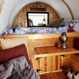 Charming Glamping Wagon with Mountain Views on Working Ranch near Grand Teton – Tetonia, Idaho