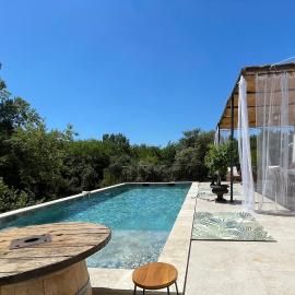 Chambre Deluxe - vue jardin - située dans le triangle d'or du Luberon, hotel u gradu 'Ménerbes'