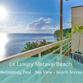 Blue Horizon - Le Luxury Matavai Beach - Piscine - Vue Mer, hotel in Arue