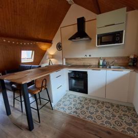 Duplex au centre ville, dans cour intérieure calme