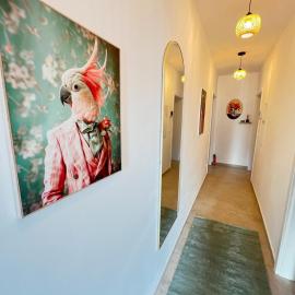 W&D Living-Kunstvoll-Gespannparkplatz & Terrasse, hotel di Celle