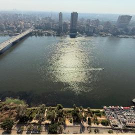 Abdulaziz Al Saud Street - Panoramic Nile-Pyramids view 3BR Apartment