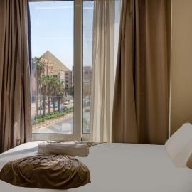 New dust pyramids hotel