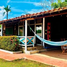 SiÉ Cabaña en Coveñas cerca a la playa、コベニャスのホテル