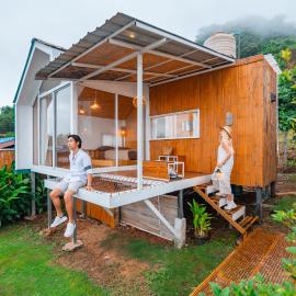 บ้านแสงจันทร์2 แอร์ ม่อนแจ่ม วิวดอยหลวงเชียงดาว, hotel in Mon Jam