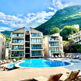 Teuta Azure Apartment - Blue Horizont Complex, Sveti Stefan, hotel a Pržno