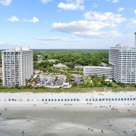 Oceanview Condo with Balcony in Kingston Plantation Resort 2 bed 2 bath โรงแรมในเมอร์เทิลบีช