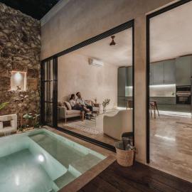 Casa Chomak - Colonial Luxury with a Private Outdoor Pool and Parking in Central Merida