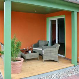Viesnīca kleines Ferienhaus am Feldrand pilsētā Malhova