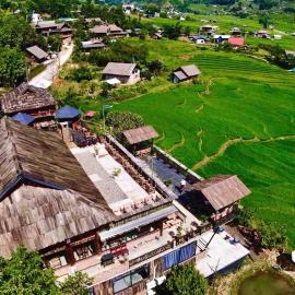 Mướng và Valley Homestay Rice Field View Ta Van, hotel in Sapa