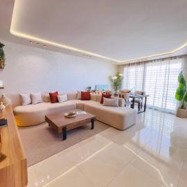 Luxury 2BR Sea View Apartment Modern Design & Balcony Malabata Hills
