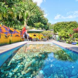 TAHITI Punaauia - Studio Tamanu Bien-Etre, Piscine, Plage 5mn, TV, Wifi