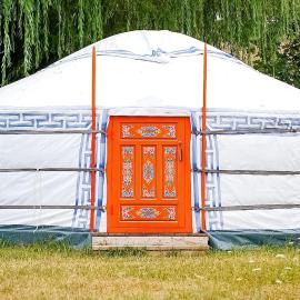 Yourte traditionnelle mongole, hotel a Marcoux