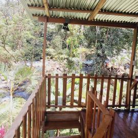 Cabins river blue