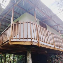 Cabins river blue