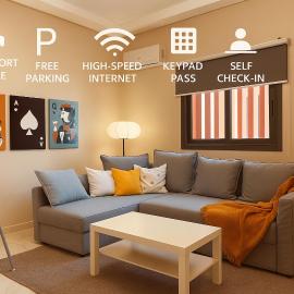 Relax Family 05 - Cozy Entire Apartment in City Center、ワルザザートのホテル