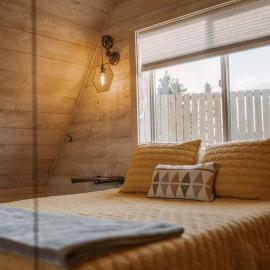 Beautiful A-Frame Cabin on a Wonderful Glampground for an Unforgettable Retreat in Emigrant, Montana
