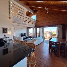 The beach cabin with pool