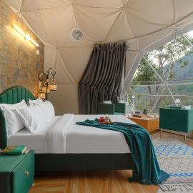 SaffronStays Aquadome Celeste -River Access Stay, hotel in Bhikia Sain
