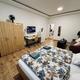 Apartment with Workspace and TV