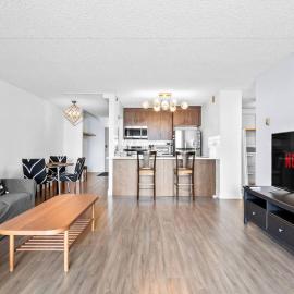 Central Downtown at Rocky Mountain Court with Gym, Court, Sauna and Secured Parking