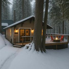 Mystic Meadow Sweet Cabin Meadow Views, hotel i Shaver Lake