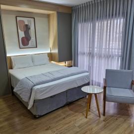 Studio Completo Cama Queen a 140m do Metro Alto do Ipiranga、サンパウロのホテル