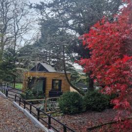 Ty Branwen- Luxury Woodland Lodge with Stunning Views