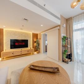 2BR Luxury Apartment in Al Zahia Pool View by BlueCloud holidays, хотел в Шарджа
