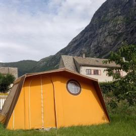 Fjordshelter Gramping, hotel Tyssedalban