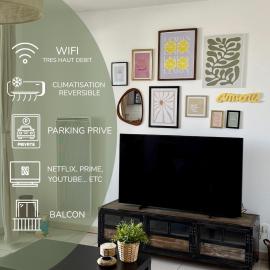 Appartement cosy - rénové et lumineux -: Colomiers şehrinde bir otel