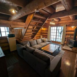 White Tree Log House Madarao Tangram, Hotel in Shinano