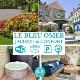 Le Bleu OMER - Jacuzzi & Netflix - Terrasse privée I Coeur de ville & Transports - Idéal FAMILLE - OFFRE SPÉCIALE, hotel v destinaci Saint-Omer