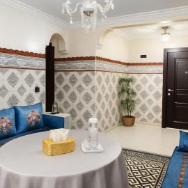 Charming Moroccan apartment ground floor 2 bedrooms 1 living room