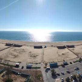 Monte Gordo Beach Sky Flat