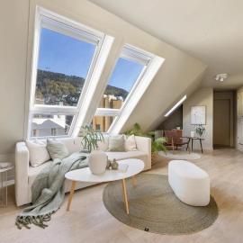 Top-Floor Gem with City Views