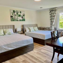Master Bedroom with Two Queen Sized Bed