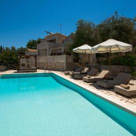 Villa Ionia with pool and sea view