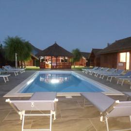 La Tavi casute tip camping, hotell i Murighiol