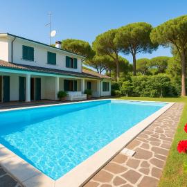Villa by the Sea and shared Pool