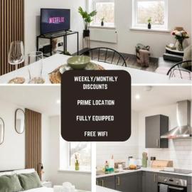Comfortable Apartment In The Centre Of Preston، فندق في بريستون