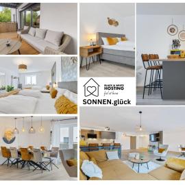 SONNENglück - Großes Apartment für 8 im Zentrum mit flexiblen Betten, Balkon & Parkplatz