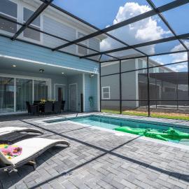 Magical 5BR w Pool Minutes from Disney 16161