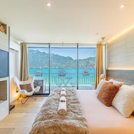 Le Rivage Alpin, Balnéothérapie, Vue lac, hotell i Tresserves
