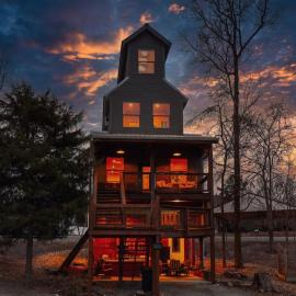 Cabin in the Sky with an outdoor kitchen, hotel em Bryant