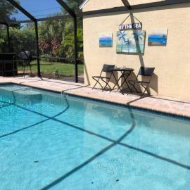 On Island! Private Pool Home-Walk to Great Beach!